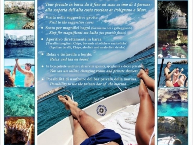 Escursioni in barca a Polignano a Mare